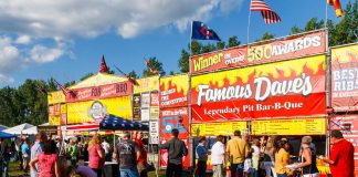 Photo by Rick Pepper - 2013 Ribfest in Riverfront Park, Mankato - Ribbers!