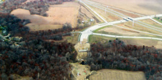 Photo by Rick Pepper - November 1, 2003 Aerial photo looking from the south at the Victory Drive area.