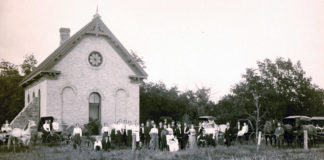 Yaeger School House, ca. 1900 (Photograph courtesy Cindy Slater).