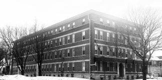 Photo by Mike Lagerquist - Security Apartments in Mankato. View from intersection of S Broad and E Hickory Streets