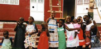 Submitted Photo - Some of the recipients of The Little Dresses project