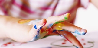 Finger painting